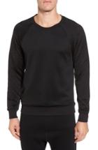Men's Alo Yama Relaxed Slim Fit Quilted Sweatshirt - Black