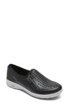 Women's Rockport Truflex Slip-on Sneaker .5 W - Black