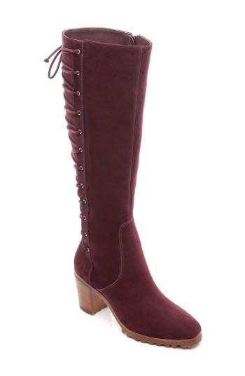 Women's Bernardo Frances Boot, Size 6.5 M - Burgundy