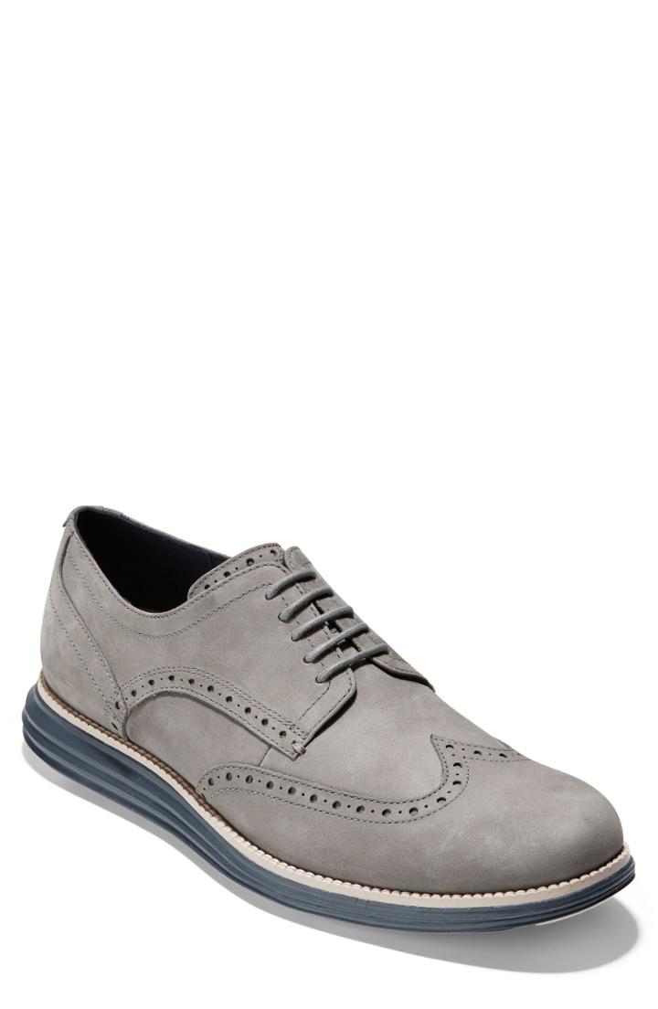 Men's Cole Haan 'original Grand' Wingtip .5 W - Grey