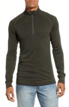 Men's Smartwool Merino 250 Base Layer Quarter Zip Pullover - Green