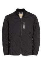 Men's Burberry Marshall Quilted Tech Bomber Jacket