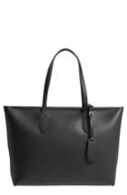 Burberry Calfskin Leather Tote - Black