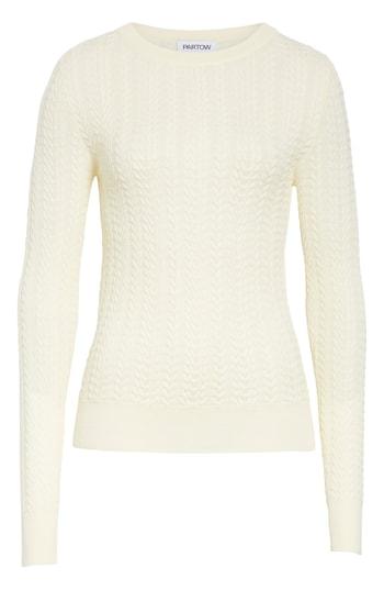 Women's Partow Cable Knit Wool Sweater