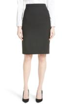 Women's Theory Hemdall B Good Wool Suit Skirt - Black