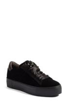 Women's Kennel & Schmenger Big Velvet Lace-up Sneaker M - Black