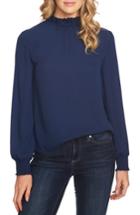 Women's Cece Embellished High Neck Top, Size - Blue