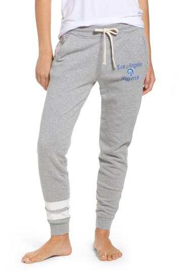 Women's Junk Food Nfl Los Angeles Rams Sunday Sweatpants - Grey