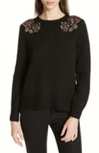 Women's Ted Baker London Grettal Embellished Sweater - Black