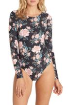 Women's Billabong Let It Bloom Bodysuit Rashguard
