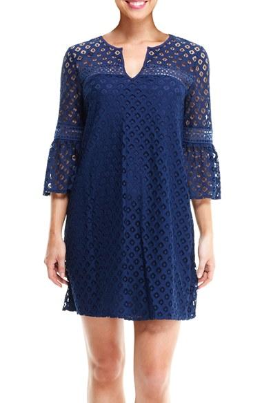 Women's London Times Lace Babydoll Dress