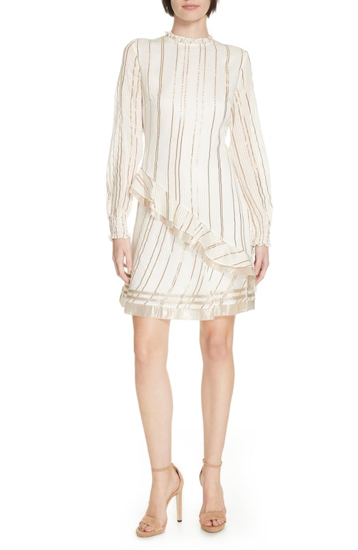 Women's Misa Los Angeles Beliz Ruffle Tassel Tie Dress