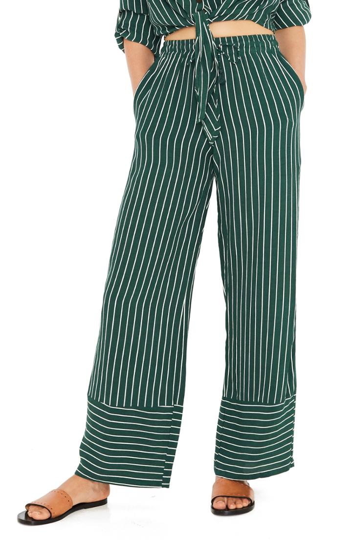 Women's Faithfull The Brand Havana High Waist Stripe Pants