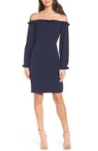 Women's Chelsea28 Off The Shoulder Sheath Dress - Blue