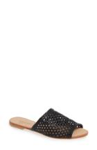 Women's 42 Gold Begonia Slide Sandal M - Black