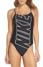 Women's Nike Crossback One-piece Swimsuit - Black