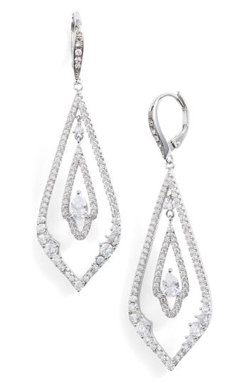 Women's Jenny Packham Pave Drop Earrings