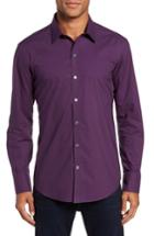 Men's Zachary Prell Dewyze Print Sport Shirt, Size - Purple