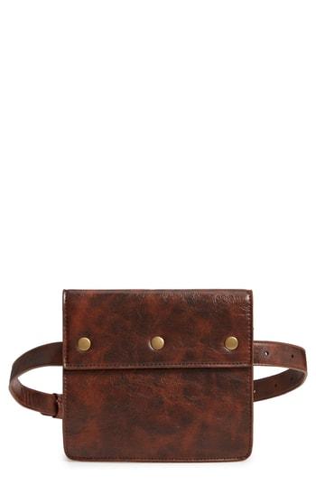 Muche Et Muchette Devon Faux Leather Belt Bag - Brown