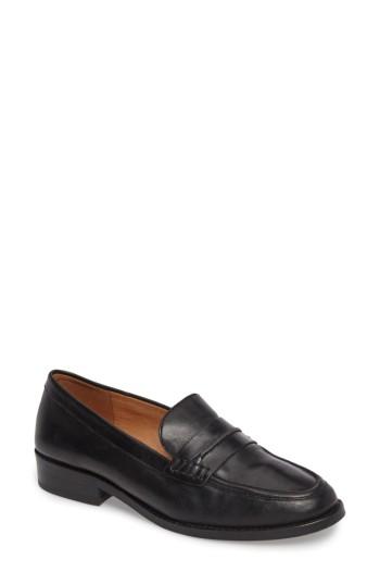 Women's Madewell Elinor Loafer .5 M - Black