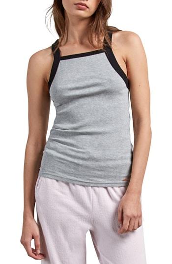 Women's Volcom Lil Rib Tank - Grey