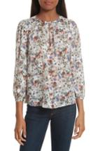 Women's Rebecca Taylor Ruby Floral Top - Ivory