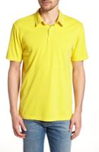 Men's James Perse Slim Fit Sueded Jersey Polo (m) - Yellow