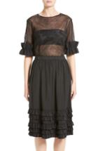 Women's Paskal Sheer Frilled Top