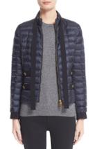 Women's Moncler Pavottine Water Resistant Bow Detail Short Down Jacket
