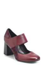 Women's B?rn Motola Strap Pump .5 M - Burgundy