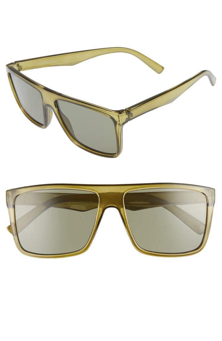 Women's Bp. 56mm Small Translucent Shield Sunglasses -