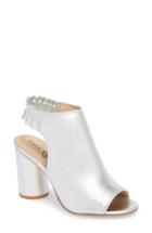 Women's Katy Perry The Jocelyn Open Toe Bootie M - Metallic
