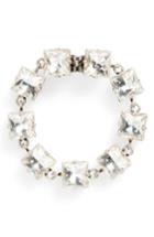 Women's Saint Laurent Oversize Crystal Tennis Bracelet