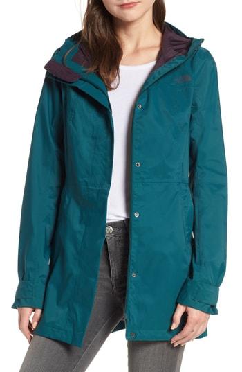 Women's The North Face City Midi Trench Coat - Green