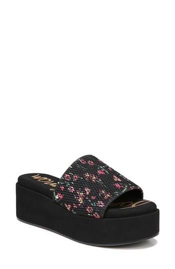 Women's Sam Edelman Wendi Platform Slide Sandal M - Black