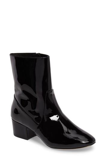 Women's Botkier Gable Patent Block Heel Bootie M - Black
