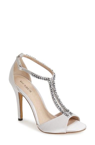 Women's Menbur 'albunol' T-strap Sandal Eu - Metallic