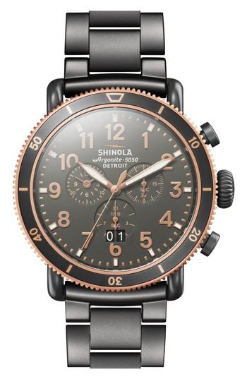 Men's Shinola The Runwell Chronograph Bracelet Watch, 48mm
