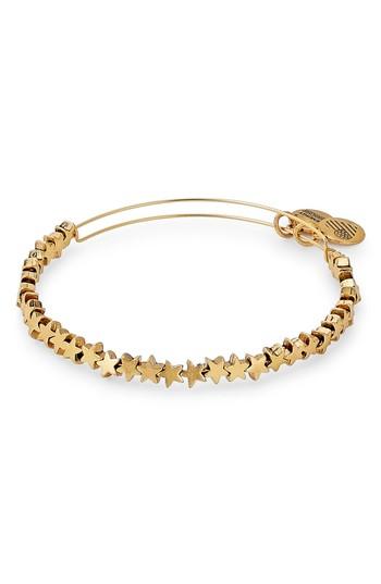 Women's Alex And Ani Star Adjustable Wire Bangle
