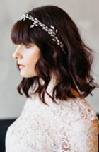 J-picone Sinatra Crystal Headband, Size - Metallic