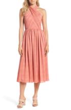 Women's Gal Meets Glam Collection Mia Twist Chiffon Midi Dress - Pink