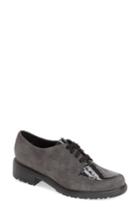 Women's Munro 'veranda' Water Resistant Lace-up Loafer .5 M - Grey
