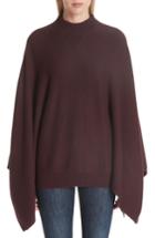 Women's Givenchy Cashmere Cape Sweater - Burgundy