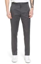 Men's Nordstrom Men's Shop Slim Fit Non-iron Chinos X 34 - Grey