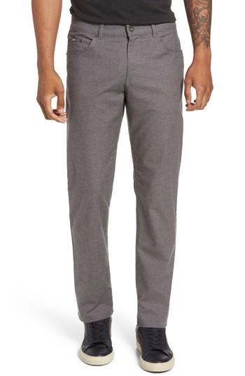 Men's Brax Five-pocket Stretch Cotton Trousers X 34 - Metallic