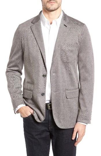 Men's John W. Nordstrom Deconstructed Knit Sport Coat - Grey