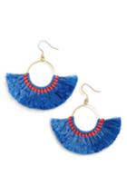 Women's Nakamol Design Cotton Fan Earrings