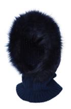 Women's Emanuel Geraldo Faux Fur Trim Knit Hood - Blue