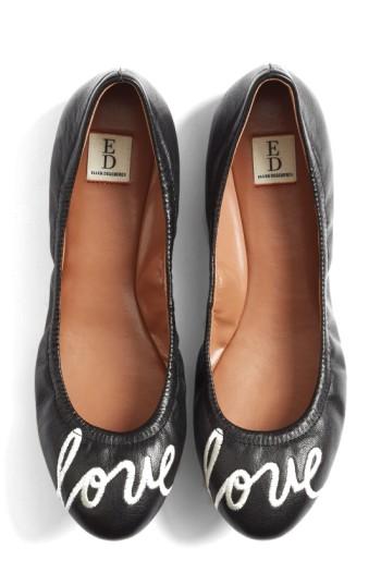 Women's Ed Ellen Degeneres 'langston' Ballet Flat .5 M - Black