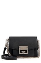 Givenchy Mini Gv3 Leather Crossbody Bag - Black